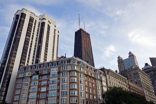 Hancock Tower seen afternoon.