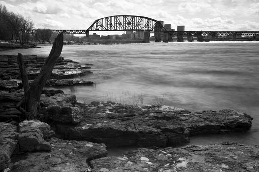 Ohio River in Louisville, Kentucky.