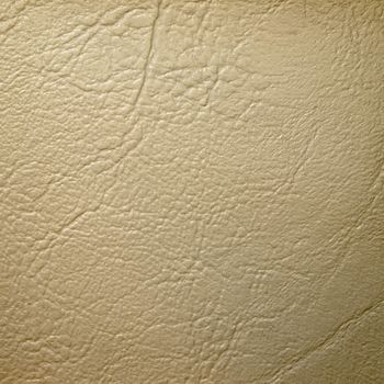 Cream color Leatherette textuer sample Background