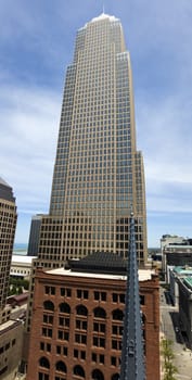 Tallest skyscraper in Cleveland, Ohio, USA.