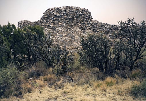 Gran Quivira Ruins in New Mexico, USA.