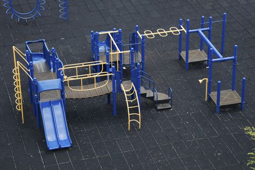 Aerial view of the playground.