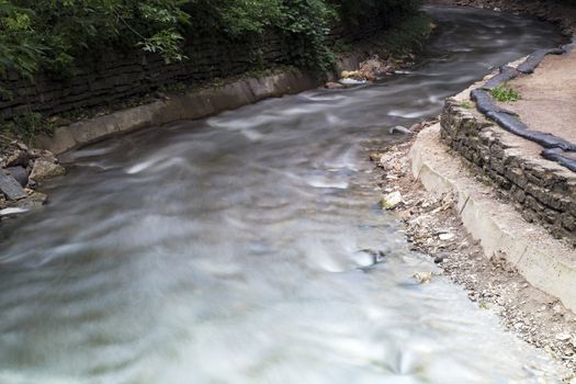 Creek after Minnehaha Falls in Minnesota.