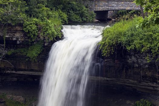 Minnehaha Falls, Minneapolis area, Minnesota.