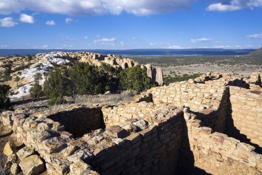 Ruins in El Morro National Monument, New Mexico.