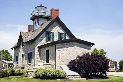 Cedar Point Lighthouse - Ohio, USA.