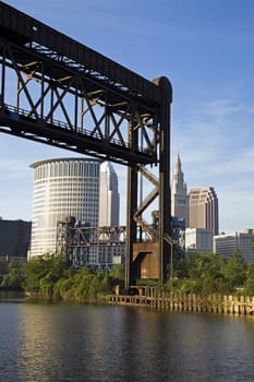 Bridge in Cleveland, Ohio, USA