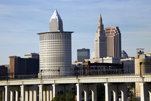 Bridges in Cleveland, Ohio, USA