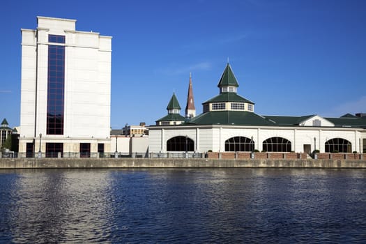 Downtown of Joliet, Illinois, USA  