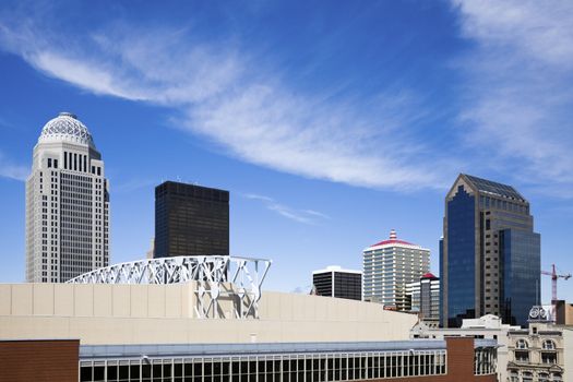 Downtown of Louisville, Kentucky, USA.