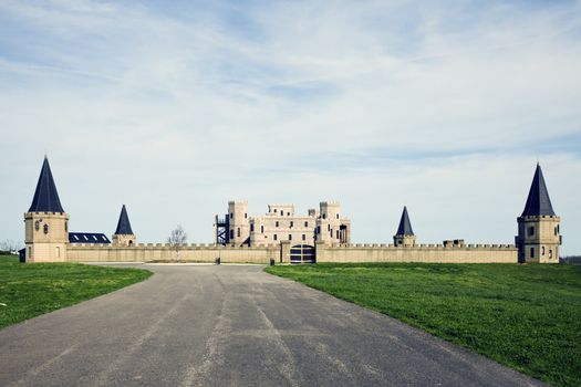 Castle near Lexington, Kentucky, USA.