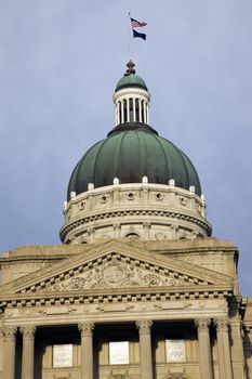 State Capitol of Indiana in Indianapolis.