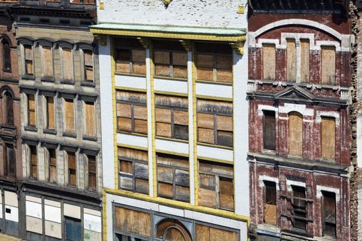 Abandoned houses in Louisville, Kentucky.