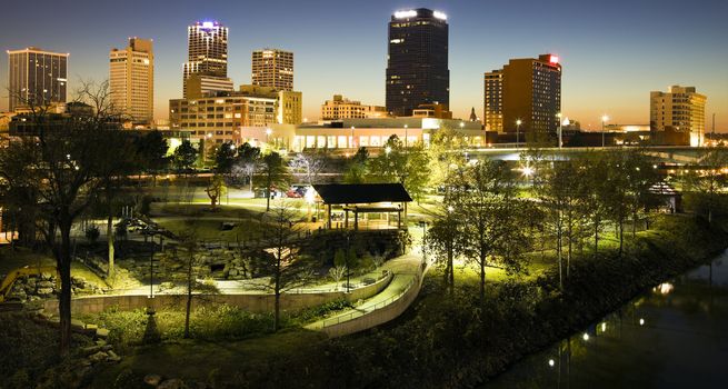 Night in Little Rock, Arkansas 