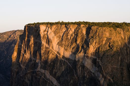 Rock Details in Black Canyon of the Gunnison, Colorado.