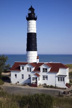 Big Sable Point Lighthouse, Michigan, USA.