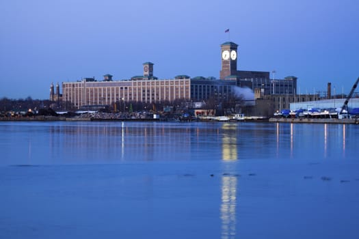 Clock Tower in Milwaukee, Wisconsin.