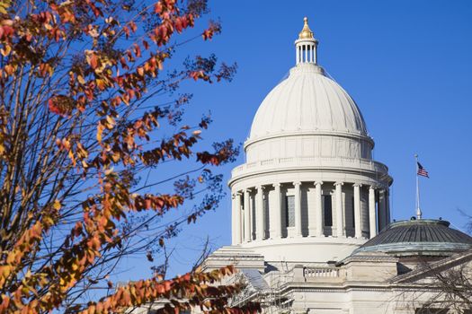 State Capitol of Little Rock in Arkansas.