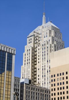 Buildings in Oklahoma City, Oklahoma.