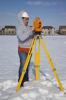 Winter time surveying - middle of January.