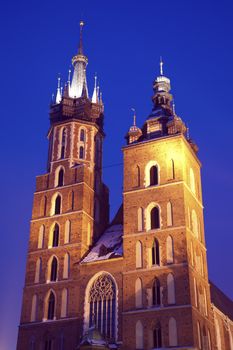 St. Mary's Church in Krakow, Poland.