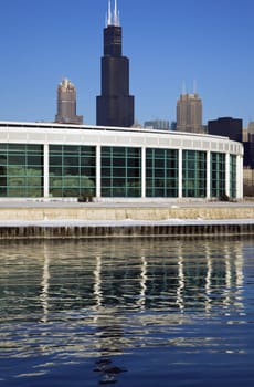 Aquarium in CHicago - seen morning time