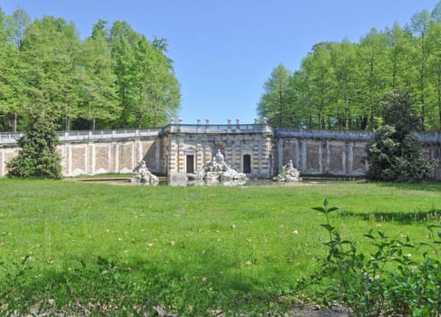 Park of the Aglie castle of Elisa di Rivombrosa, Piedmont, Italy