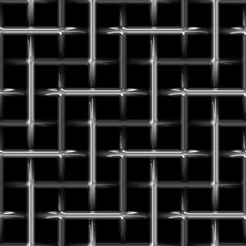 an abstract stainless steel metal weave background