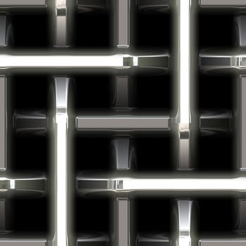 an abstract stainless steel metal weave background