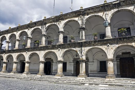 Administration Building in downtown Antigua