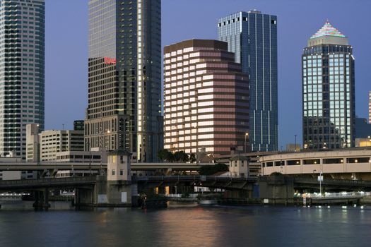 Buildings in Downtown Tampa, Florida.