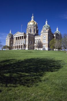 Iowa - State Capitol in Des Moines.
