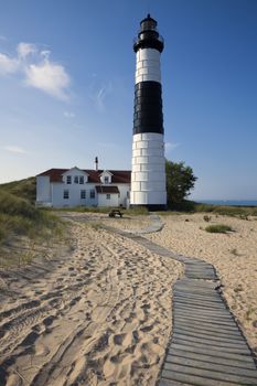 Big Sable Point Lighthouse, Michigan, USA.