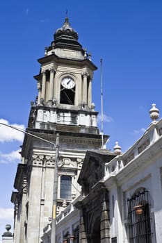 Cathedral in Guatemala City, Central America.