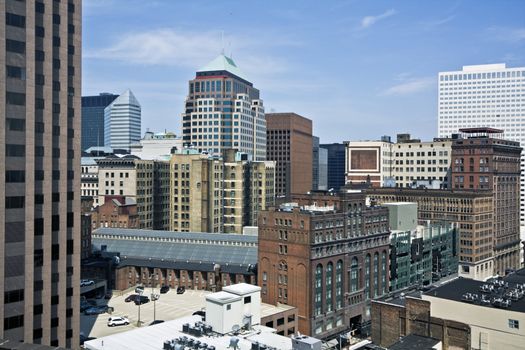 Downtown Cleveland - seen Morning time