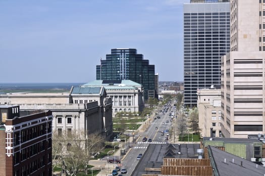 Streets of Cleveland - seen spring time.