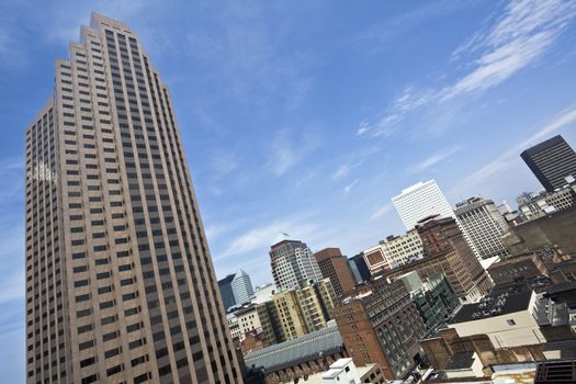 Downtown Cleveland - seen morning time