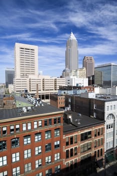 Skyscrapers in Downtown Cleveland, Ohio.