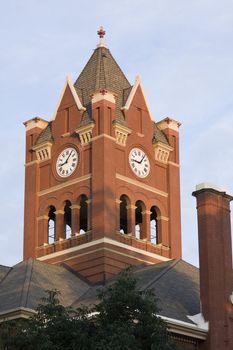 Clock Tower in Centreville, Michigan.