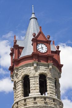 Clock Tower in Stoughton, Wisconsin