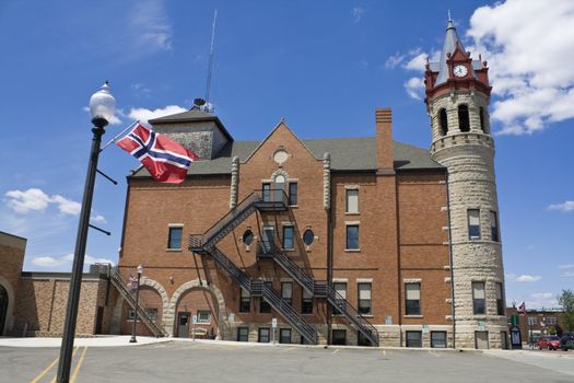 City Hall in Stoughton, Wisconsin