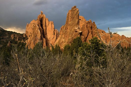 Rocks in Garden of the Gods - Colorado Springs