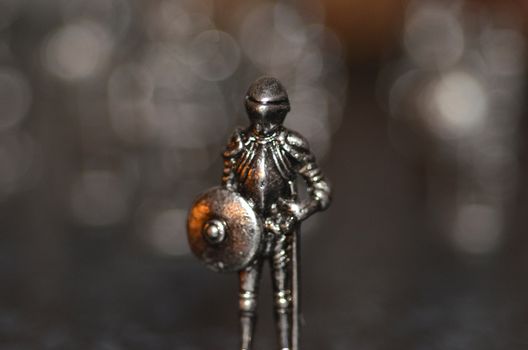 A roman style tin soldier.