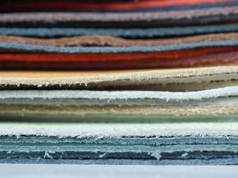 Leather samples