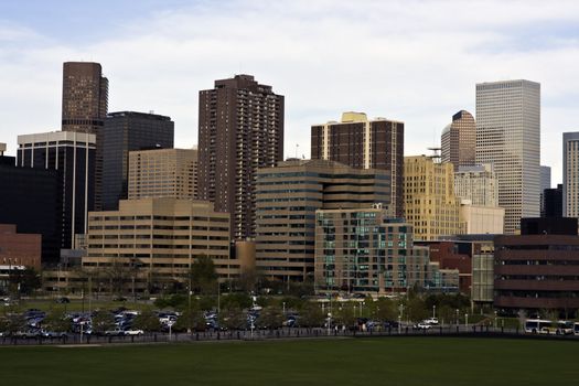 Skyscrapers in Denver, Colorado.