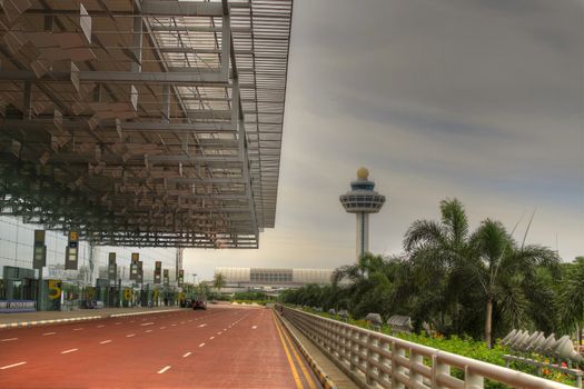 Changi Airport Traffic Controller Tower in Singapore 3