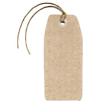 A paper tag or label or sticker