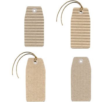A paper tag or label or sticker