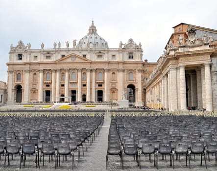 Basilica church of Saint Peter (San Pietro), Rome, Italy