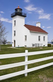 Sand Point Lighthouse - Escanaba, Michigan.